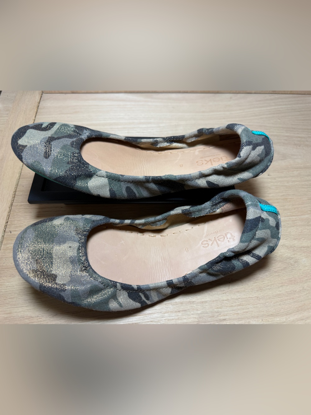 Tieks by Gavriell Flats Camo Size 8